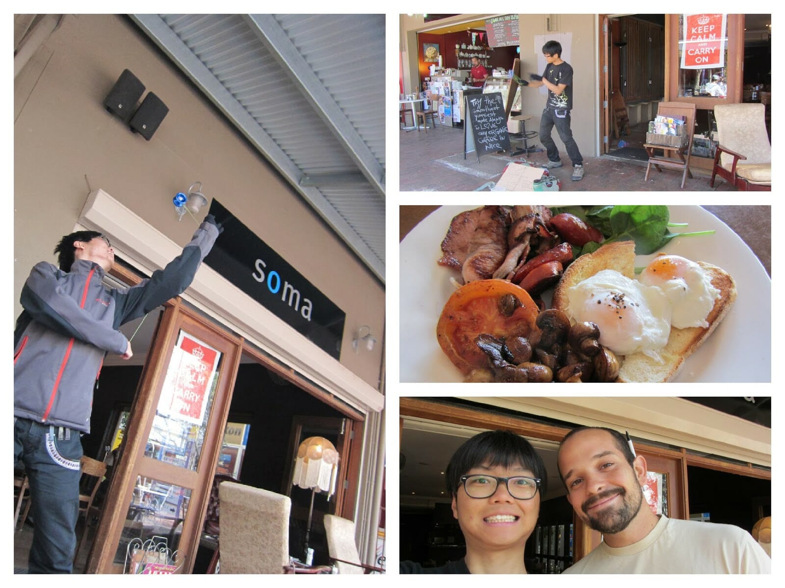 於愛麗斯泉街頭賣藝