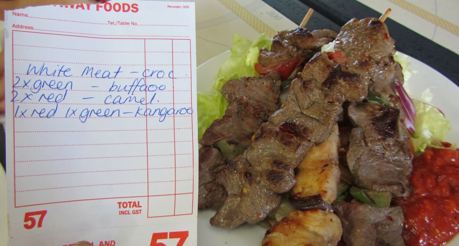 The Taste of top end 袋鼠肉 駱駝肉 水牛肉 鱷魚肉