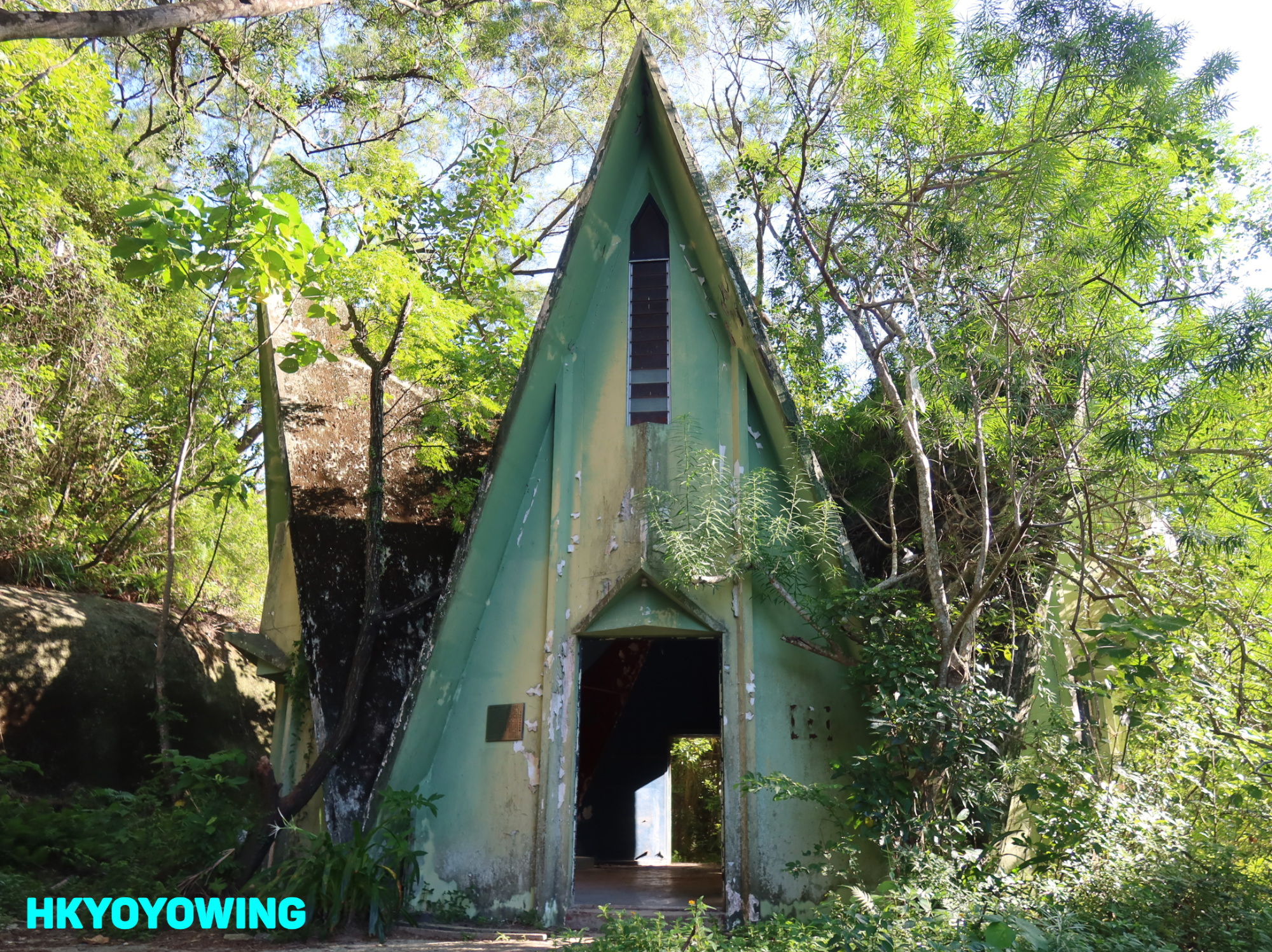 粉嶺皇后山軍營印度廟 於1960年代建成