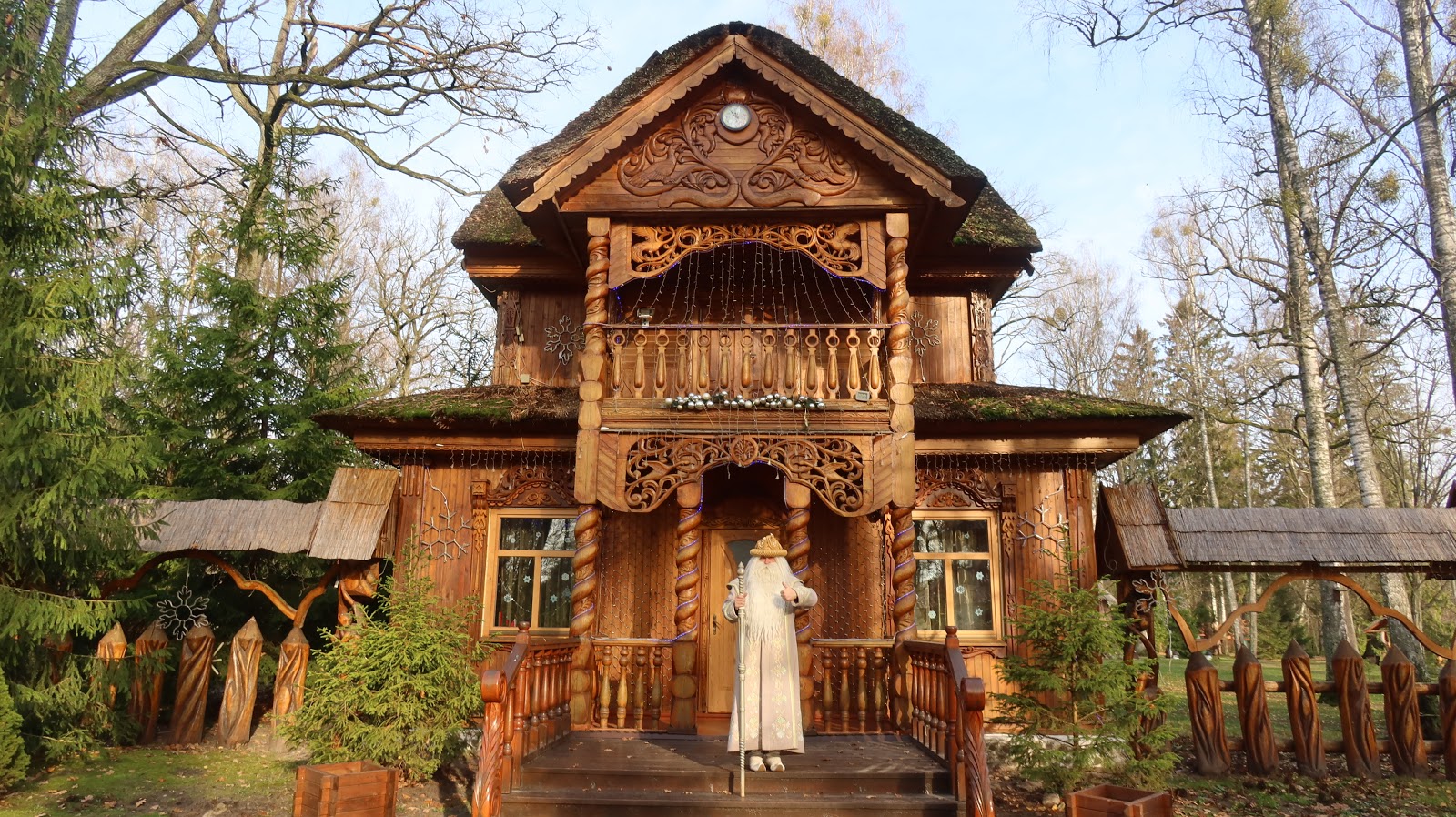 白羅斯Belavezhskaya Pushcha National Park 內有一個聖誕老人莊園